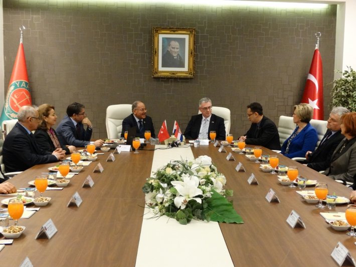 Hırvatistan Yargıtay Başkanı ve Beraberindeki Heyetin Ziyareti